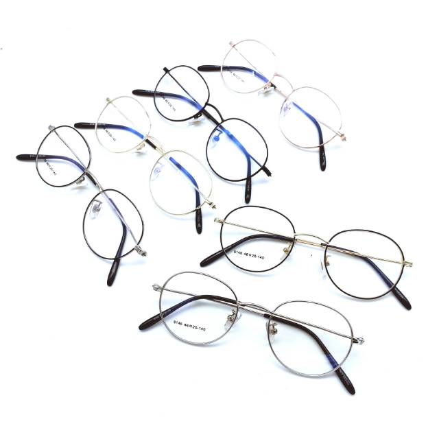Frame Kacamata 9146, Gratis Lensa Minus, Kacamata Antiradiasi,Kacamata Baca,Kacamata Korea