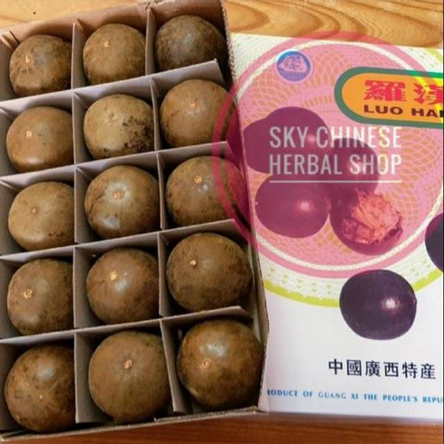 

Buah Lo Han Kuo Jumbo Organik Asli / Luo Han Guo Premium Quality / Lo Han Ko