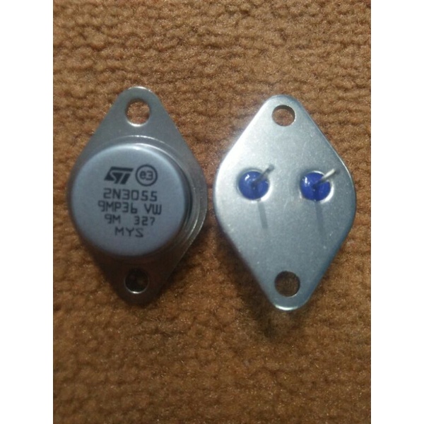 Transistor jengkol ST MJ2955 dan ST 2N3055 MYS ori - final transistor power jengkolan malaysia