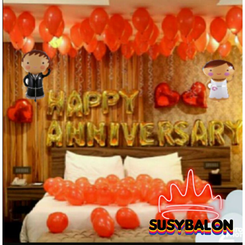 paket dekorasi happy anniversary