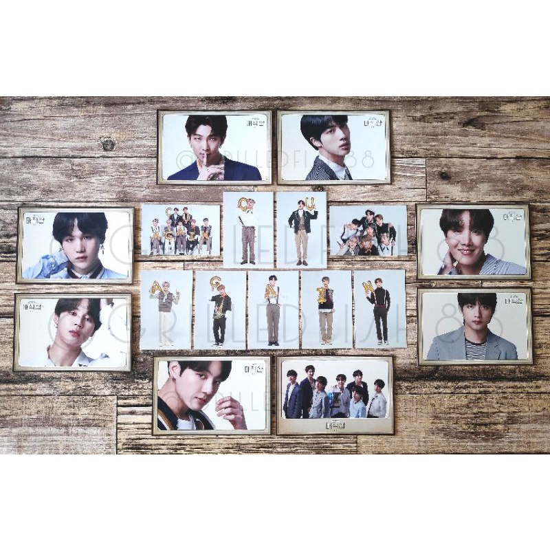 [CEK VARIASI] BTS 5th Muster in Busan ARMY Booth LG U+ Photocard Postcard Photo Set RM JIN SUGA J-HO
