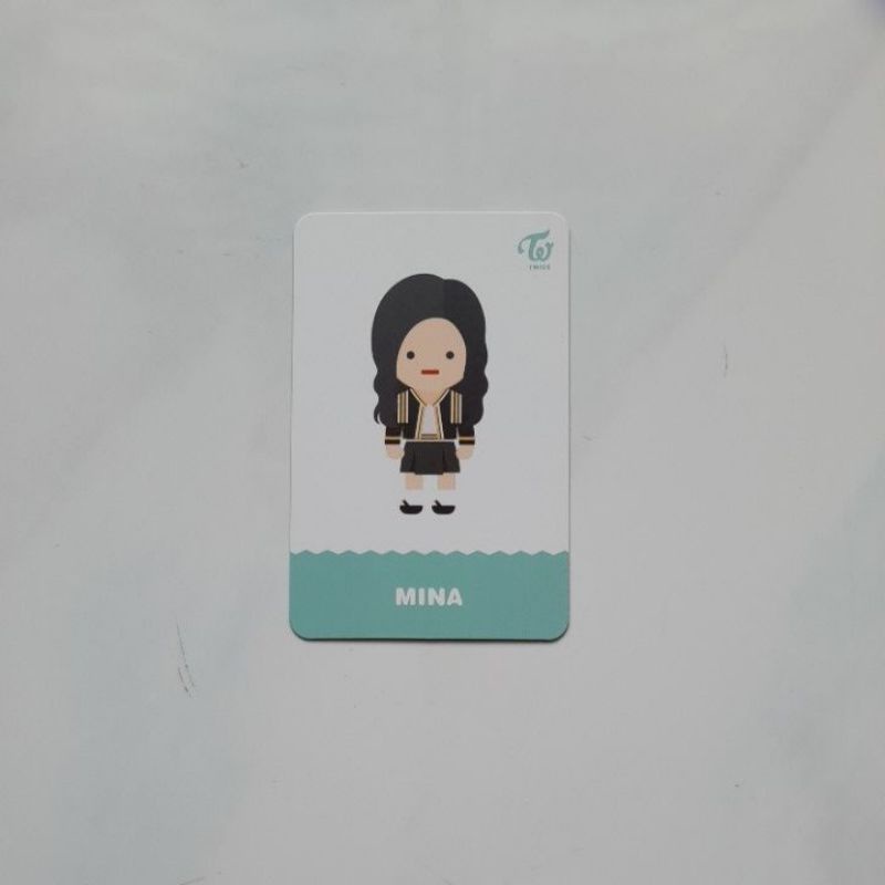 TWICE Signal Character Pop Up Store Official Photocard Mina | 트와이스 Mina Signal Character Photocard