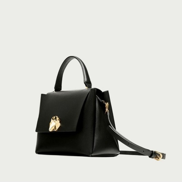Tas import wanita branded F24172 / tas cewek warna hitam elegan