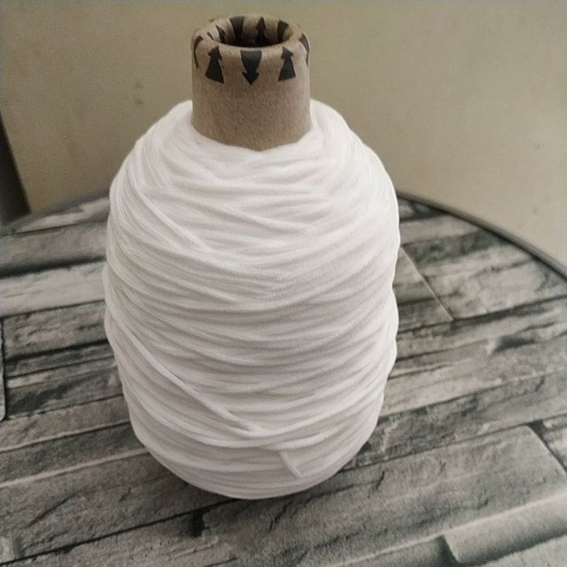 Meteran KARET MASKER tali elastic masker 3mm bulat/Tali Karet P3 P4