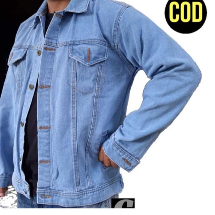 LEA018 JAKET JEANS || JAKET PRIA LEVIS || JAKET KEREN PRIA || JAKET JEANS MASA KINI ..!