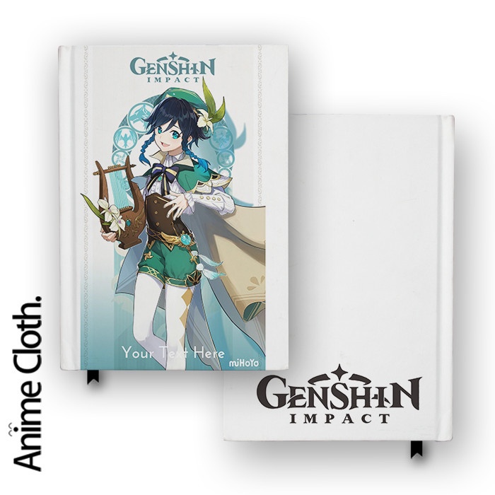 

Buku Catatan Notebook Genshin Impact Venti Diary Custom Hardcover