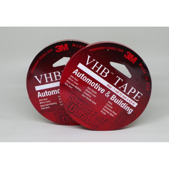 

Double Tape 3M VHB 12 mm x 4,5 m ORIGINAL / DOUBLE FOAM TAPE