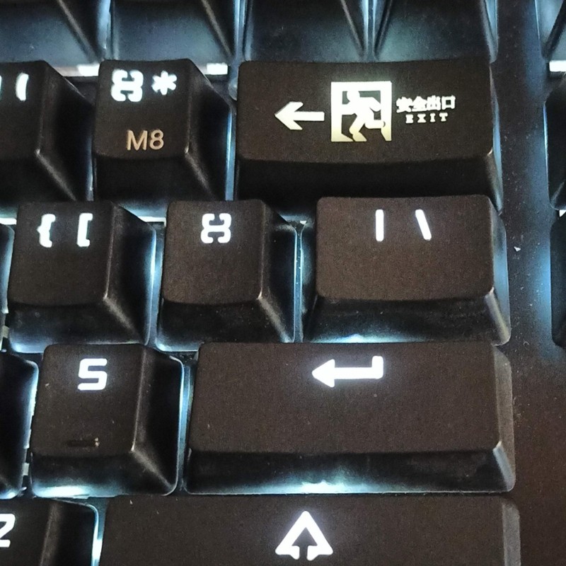 Vivi R1 2u Keycap Tombol Keyboard Bahan Abs Dengan Lampu Belakang