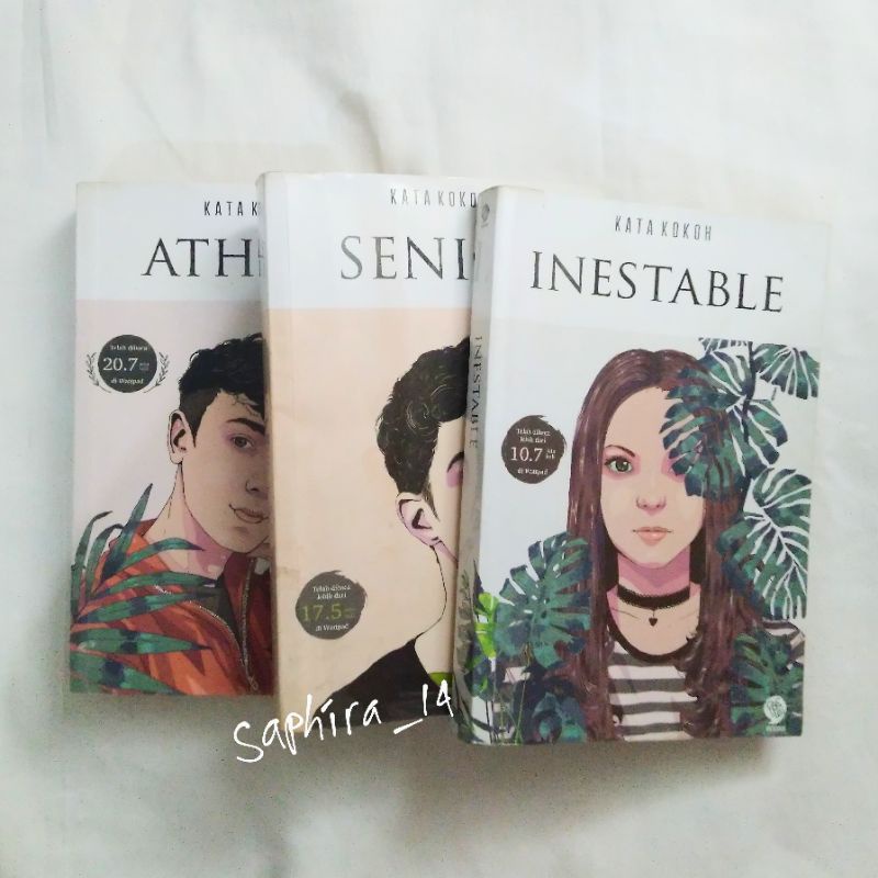 BOOKED PRELOVED NOVEL WATTPAD INESTABLE, SENIOR, ATHLAS