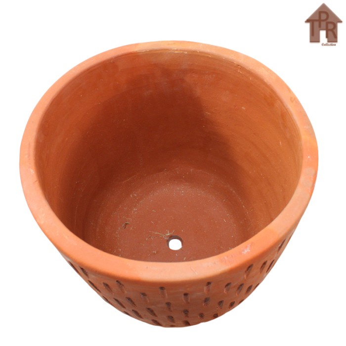 Terakota - Pot U Motif Rintik D30