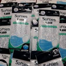 SOFTIES MASKER 3PLY ISI 5 PCS MOTIF BATIK