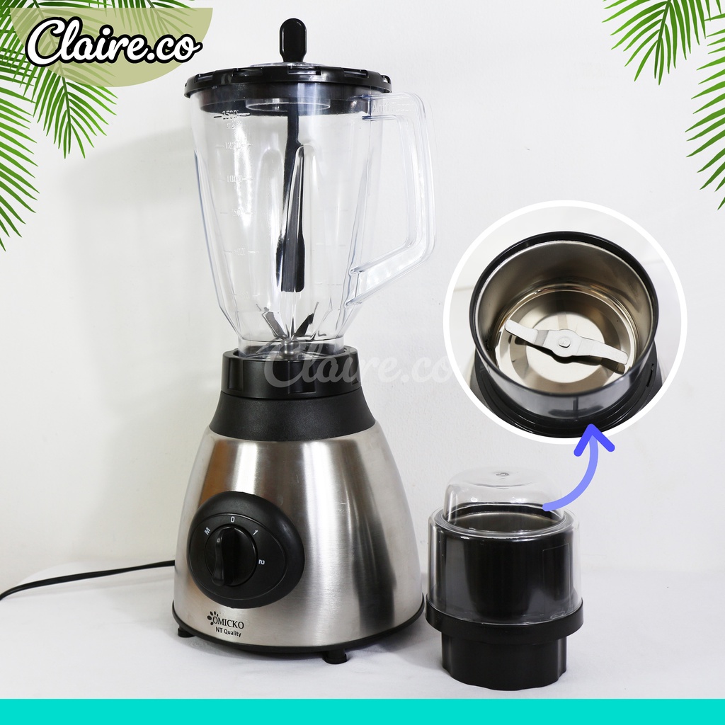 Blender Omicko BLY66 / Kapasitas 1.5 Liter / 6 Mata pisau