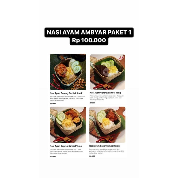 

Paket Promo Nasi Ambyar diskon hingga 25% , makan promo , makan murah , jajanan murah , jajan hemat , makan hemat