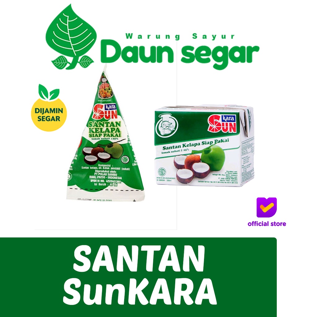 

Santan Sun Kara 65ml / 200ml