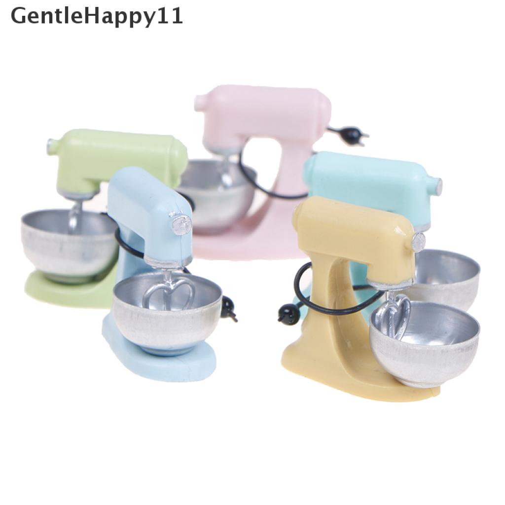 Gentlehappy Mainan Miniatur Mixer Modern Skala 1: 12 Untuk Aksesoris Dapur Rumah Boneka