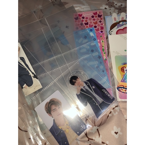 SLEEVE BINDER PHOTOCARD A5 4p PC NCT BTS STRAYKIDS POSTCARD BAMBI KPOP KOLEKSI A5 4p (isi 10)