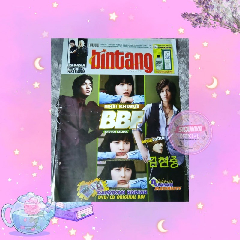 TABLOID BINTANG INDONESIA EDISI 952 AGUSTUS 2009 - EDISI KHUSUS BOYS BEFORE FLOWERS