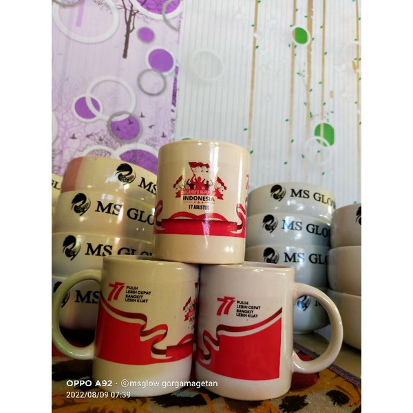 mug custom kemerdekaan 1 lusin