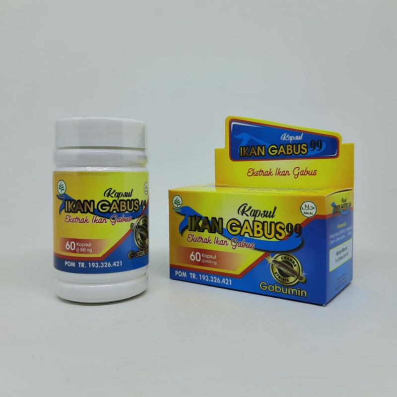GABUMIN KAPSUL EKSTRAK IKAN GABUS 60 KAPSUL