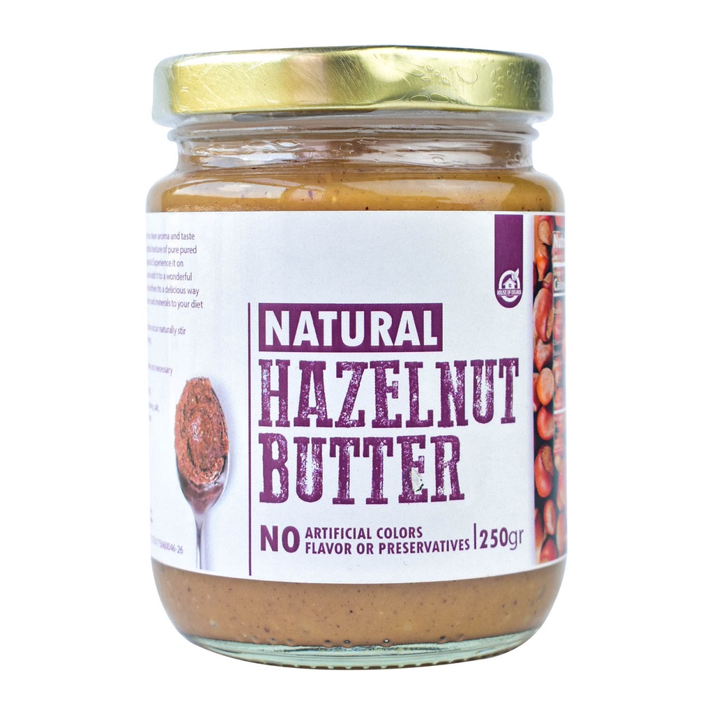 House Of Organix Natural Hazelnut Butter 250 Gr