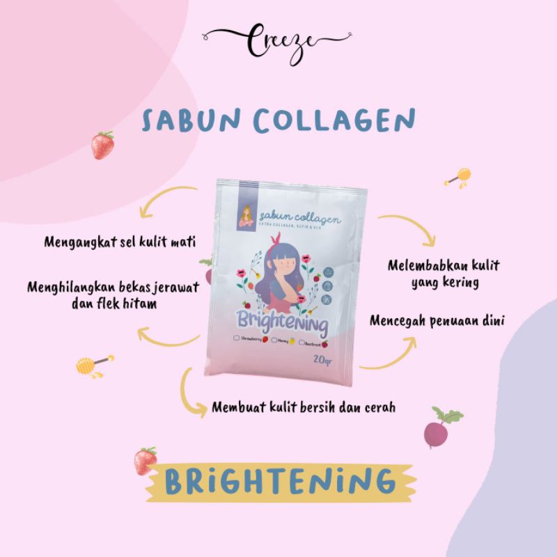 [ DISTRI. RESMI] SABUN COLLAGEN BY CREEZE.ID