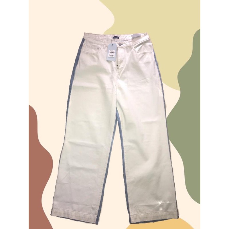 HIGH WAIST STRAIGHT JEANS COLORBOX | D’Lawa