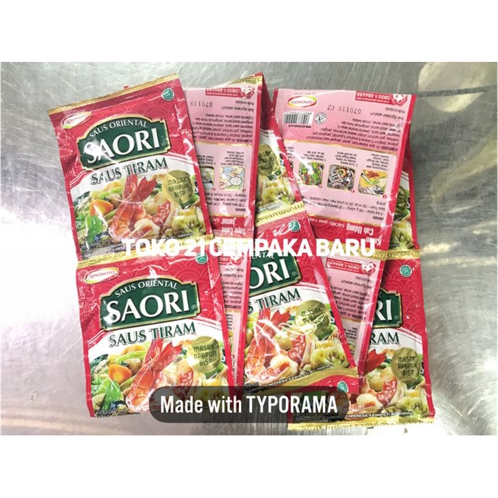 

Saori SAUS TIRAM 1 RENCENG isi 10 SACHET | Oriental Bumbu Jadi Instant