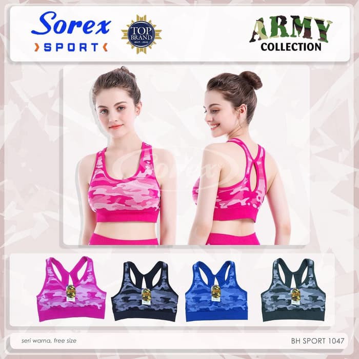 BRA Sport BRA Army Olahraga Gym Yoga Fitness Sorex 1047