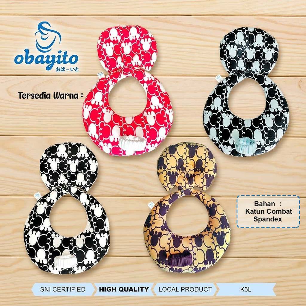 Obayito OB-0106 Bottle Holder Pillow Bantal Penyanggah Botol Bayi