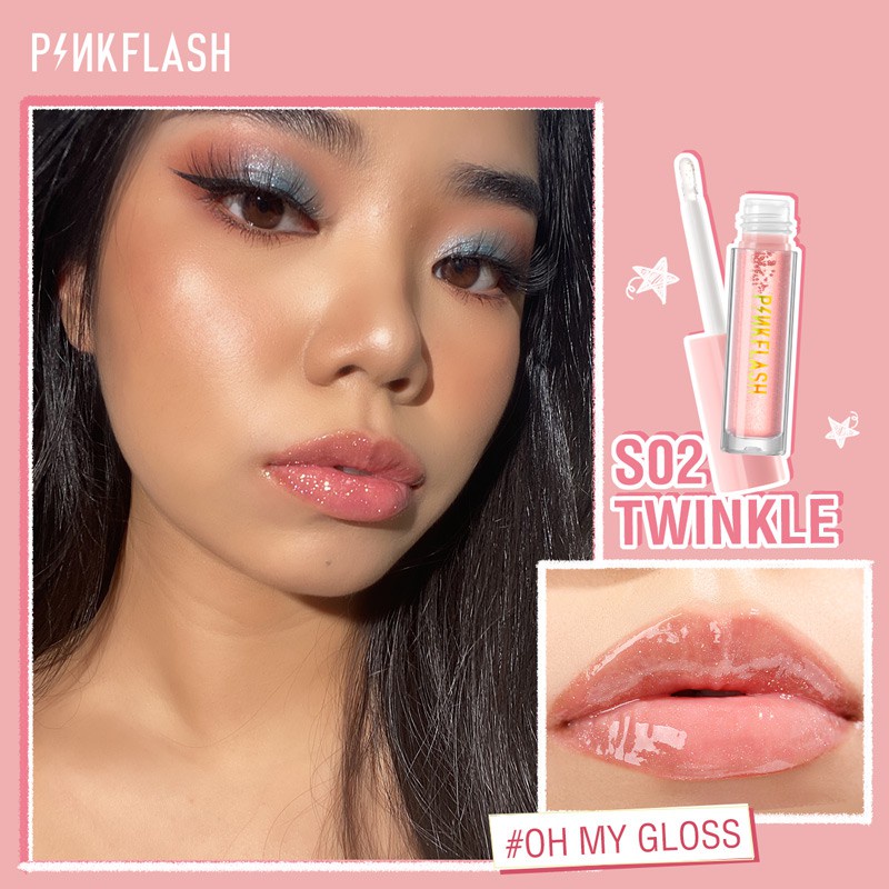 PINKFLASH S Series OhMyPinkflash OhMyGloss Lipstick Moisturising Plumpmax High Shimmer Lip Gloss