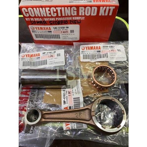 STANG SEHER TIANG SOKER SOKAR CONROD KIT SET SCORPIO Z SCORPIO NEW 54D 100% ORIGINAL