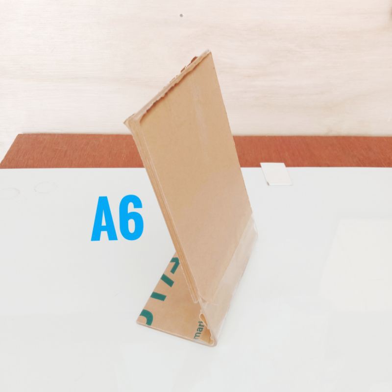 

stand no/menu meja akrilik A6