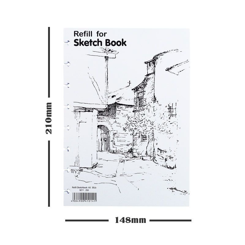 

LYRA Kertas Isi Ulang Buku Sketsa Ukuran A5 30 Lembar Sketch Book Refill Buku Bergambar LYR-9211250