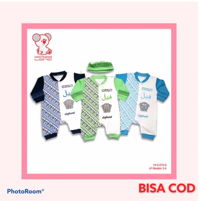 Jumper Bayi Laki Laki 3-6 Bulan Batik Lona