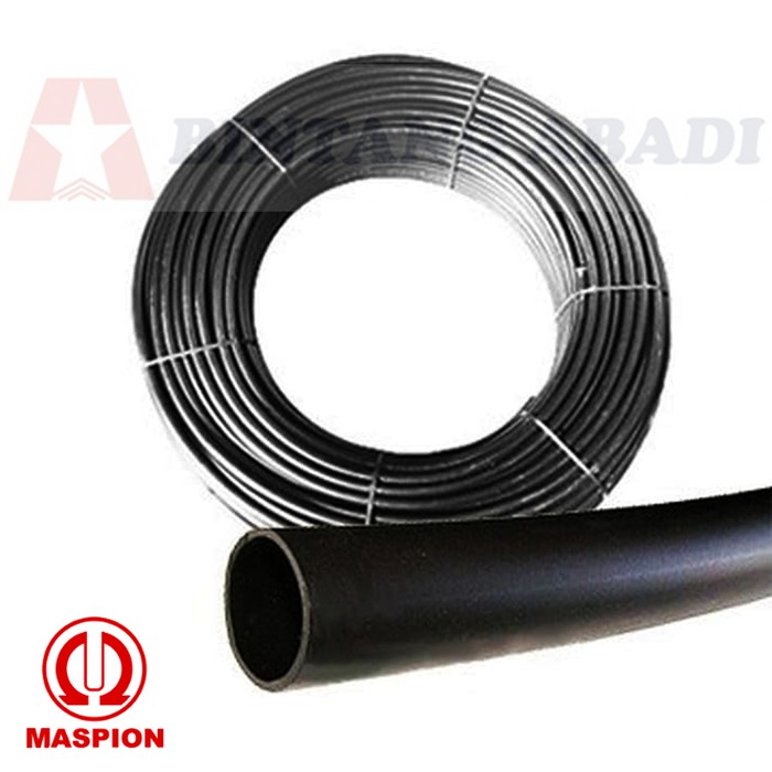 Maspion Pipa HDPE HItam 1/2" (20 mm) Ecer Per Meter Selang Irigasi PE BA548