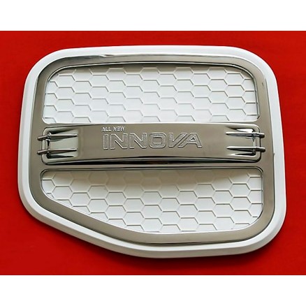 Tank Cover / Variasi Tutup Bensin Luxury Putih All New Innova 2016