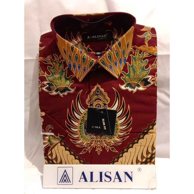 Kemeja Batik ALISAN Lengan pendek