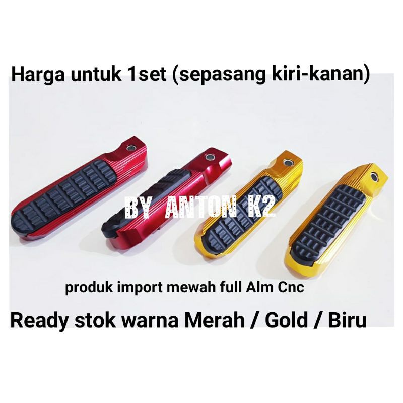 FOOTSTEP BELAKANG/PIJAKAN/INJAKAN KAKI BELAKANG VARIASI MOTOR N MAX-N MAX NEW 2020-AEROX 155-LEXI
