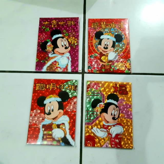 

Angpao Imlek Netral mickey minnie 515 Paling murah