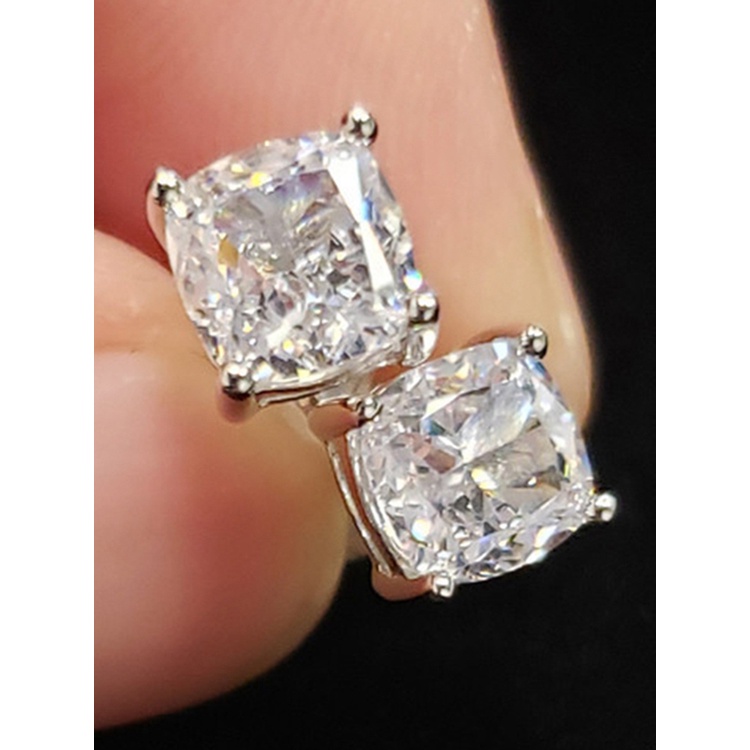 Anting Stud Kristal Cubic Zirconia Serbaguna Untuk Wanita