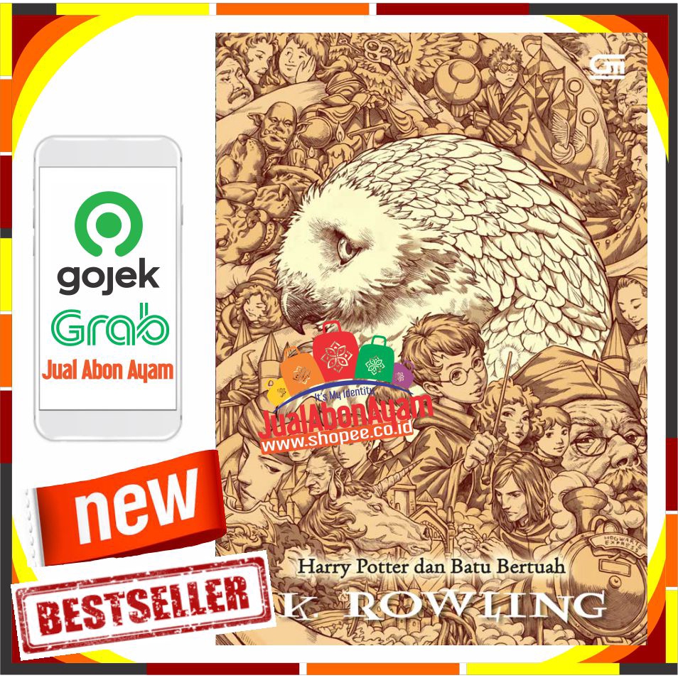Harry Potter dan Batu Bertuah (Harry Potter and Socerers Stone) - Cover Baru