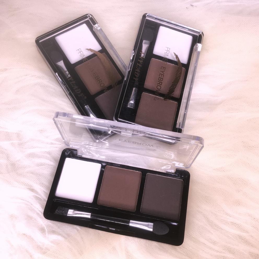 Primer Eyebrow Palette 3 warna - Anylady