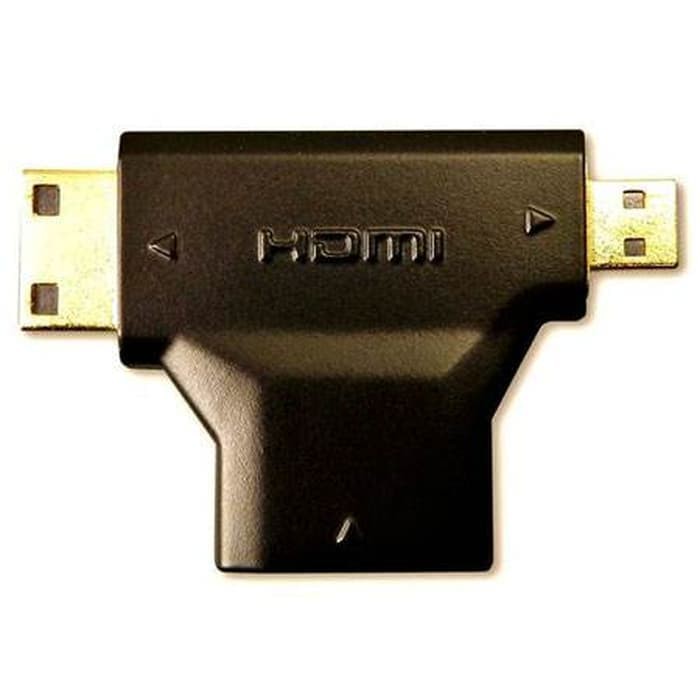 Amber HM-ACD2 - HDMI Adapter, A Female To C (Mini) &amp; D (Micro)