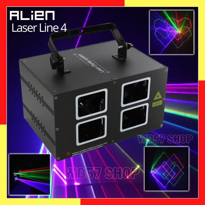 Lampu LED Laser Sorot Proyektor Gantung Disco Tembak Lighting Full Color Sound System Disko RGBW DMX