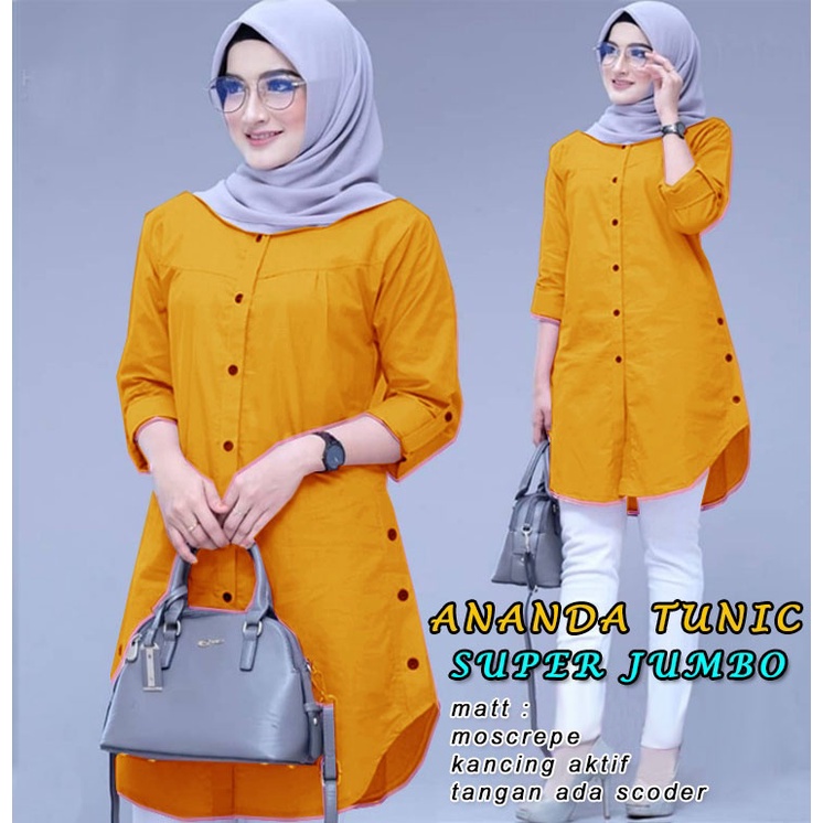 CTN Baju atasan tunic ANANDA jumbo best seller