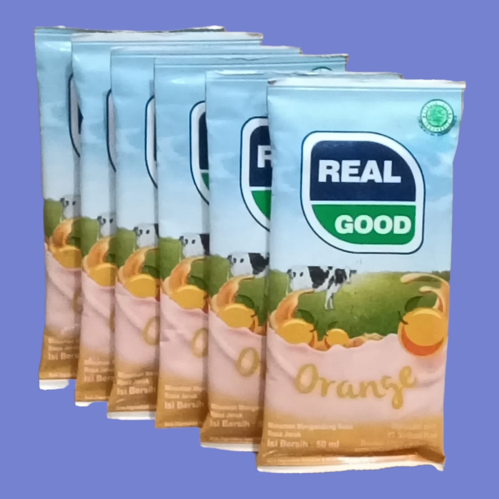 

REAL GOOD Susu Bantal Jeruk 50ml [6 sachet]