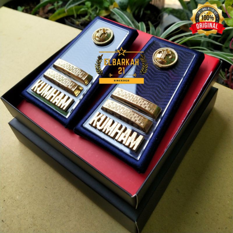 PANGKAT KUMHAM PDH 3B BORDIR AKRILIK TERBARU