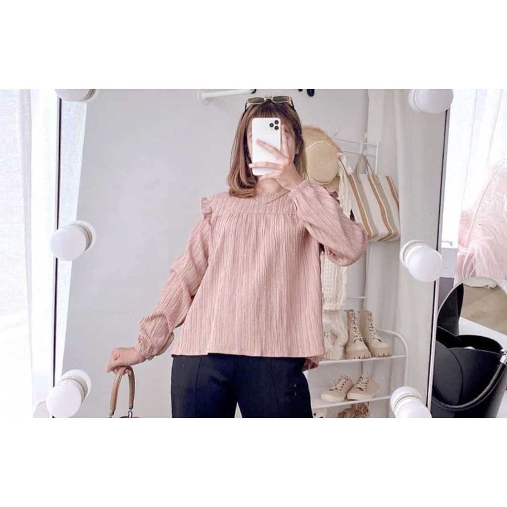 LICA RUFFLE TOP BLOUSE