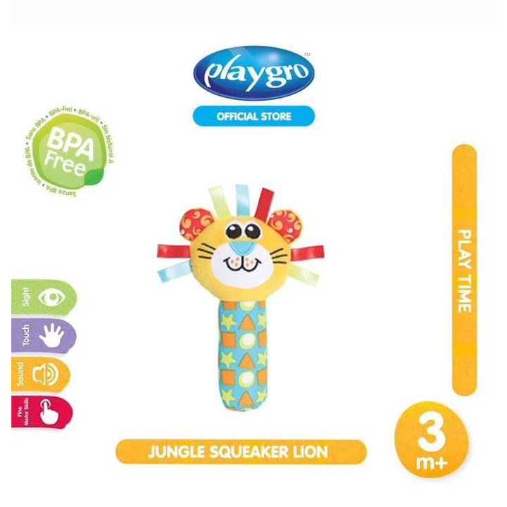 Playgro Jungle Squeaker lion