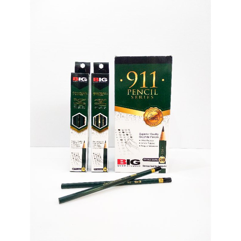 

Pensil 2B BIG Hijau dan Biru [12 pcs]